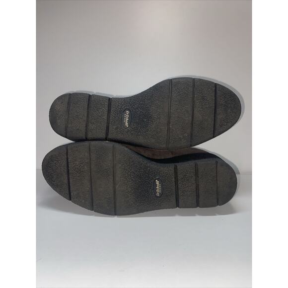 Dr. Scholl’s Women’s Size 8M Lean in Grey Suede Wedge Comfort Ankle Booties - Picture 8 of 15